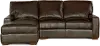 Mayfair 2-Piece Left-Facing Chaise Leather Sectional