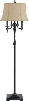 Clearance Oil Rubbed Bronze Metal Floor Lamp