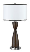 Metal Table Lamp with 1 Built-In Power Outlet