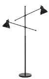 Metal Floor Lamp with Adjustable Arms