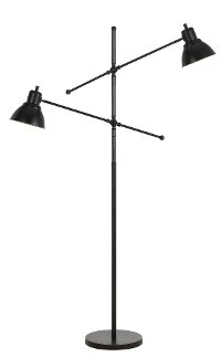 Metal Floor Lamp with Adjustable Arms