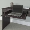 Espresso Oak 48 Inch Writing Desk, Pedestal File, Bookcase - Cabot -3