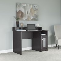 Espresso Oak Single Pedestal Desk - Cabot -2