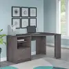 WC31715K Cabot Heather Gray Corner Desk - Bush Furniture