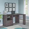 Heather Gray Corner Desk - Cabot