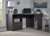 Heather Gray Corner Desk - Cabot-7