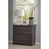 Heather Gray 2-Drawer Lateral File - Cabot -2