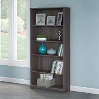 Heather Gray 5-Shelf Bookcase - Cabot
