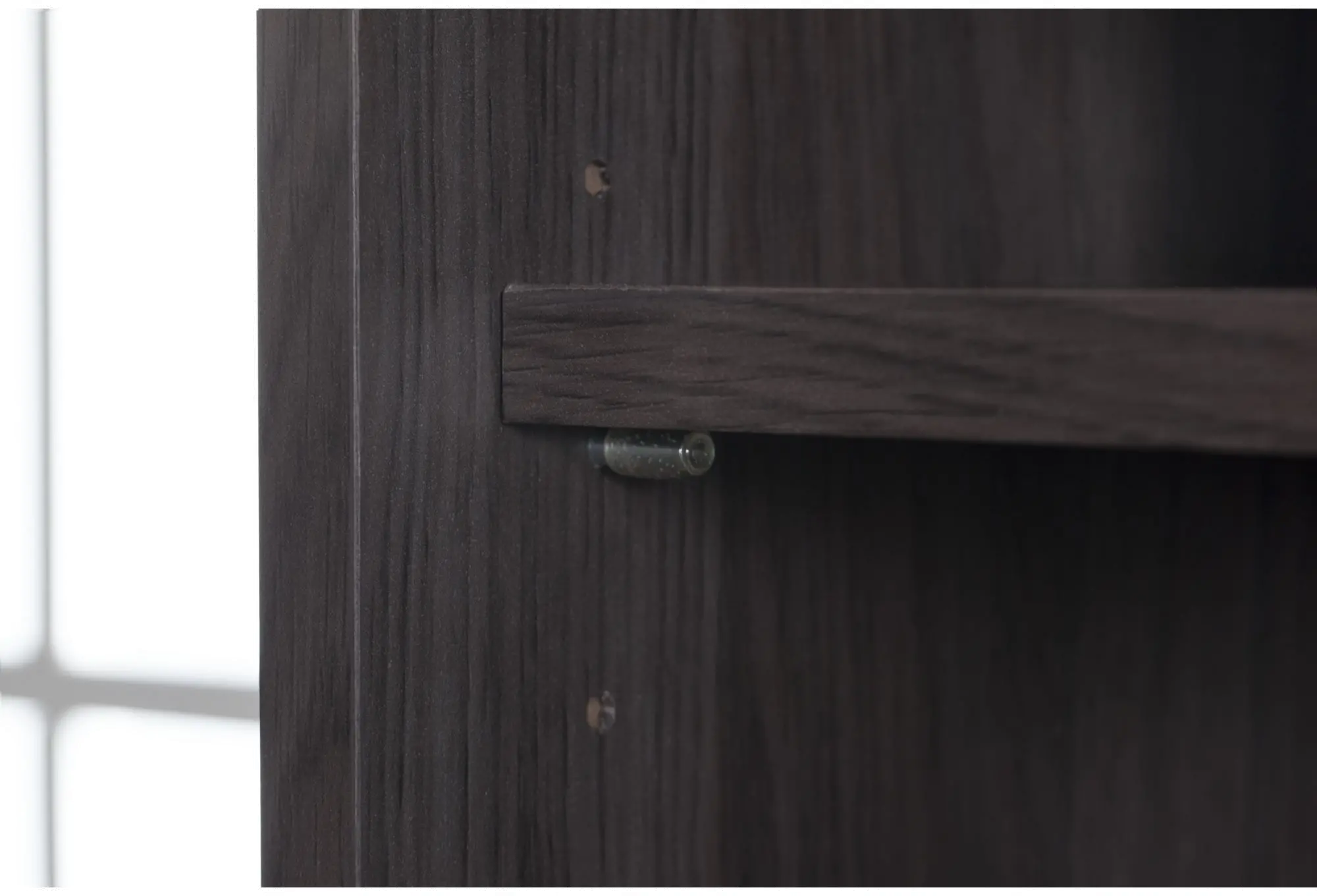 WC31766 Heather Gray 5-Shelf Bookcase - Cabot-2