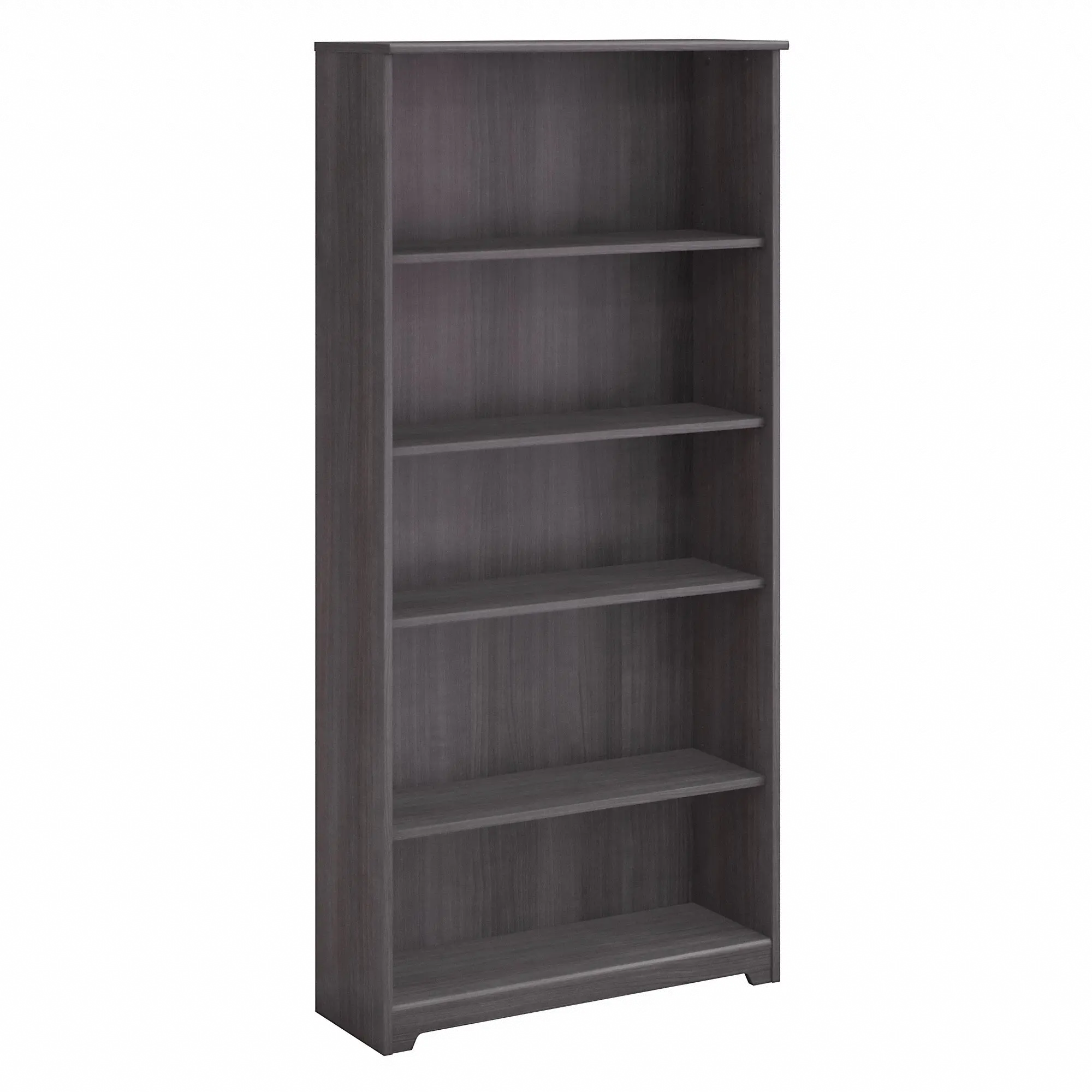 WC31766 Heather Gray 5-Shelf Bookcase - Cabot-4