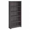 Heather Gray 5-Shelf Bookcase - Cabot-4