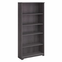 Heather Gray 5-Shelf Bookcase - Cabot-4