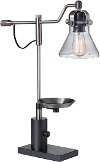 Lab Table Lamp with Metal Base