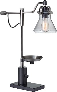 Lab Table Lamp with Metal Base
