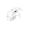 Heather Gray Corner Desk with Hutch, Lateral File - Cabot -5