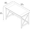 Gray Writing Desk (48 Inch) - Key West -5