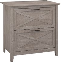 Gray 2 Drawer Lateral File Cabinet - Key West -3