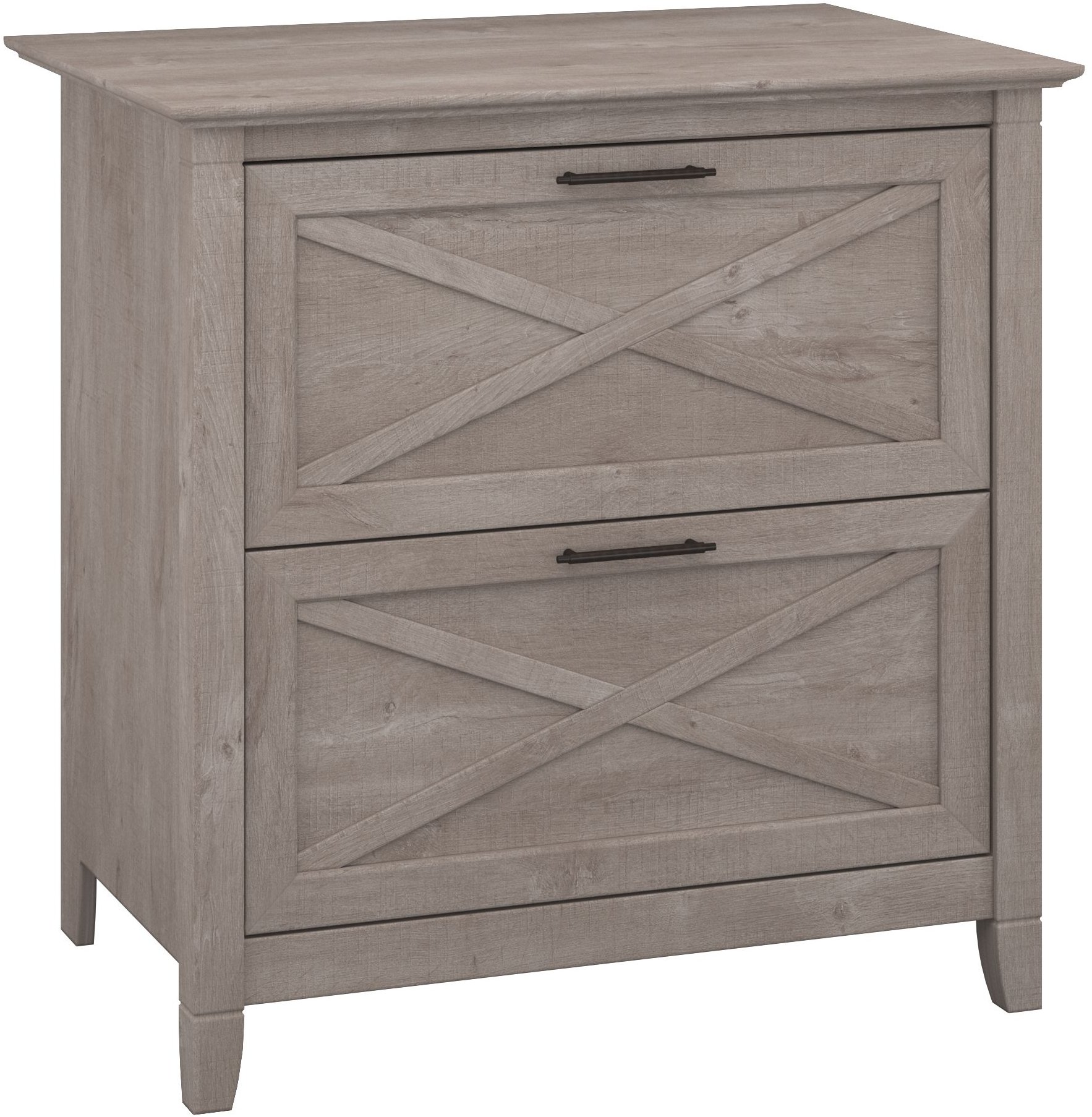 Key West Washed Gray 2 Drawer Lateral File Cabinet-3