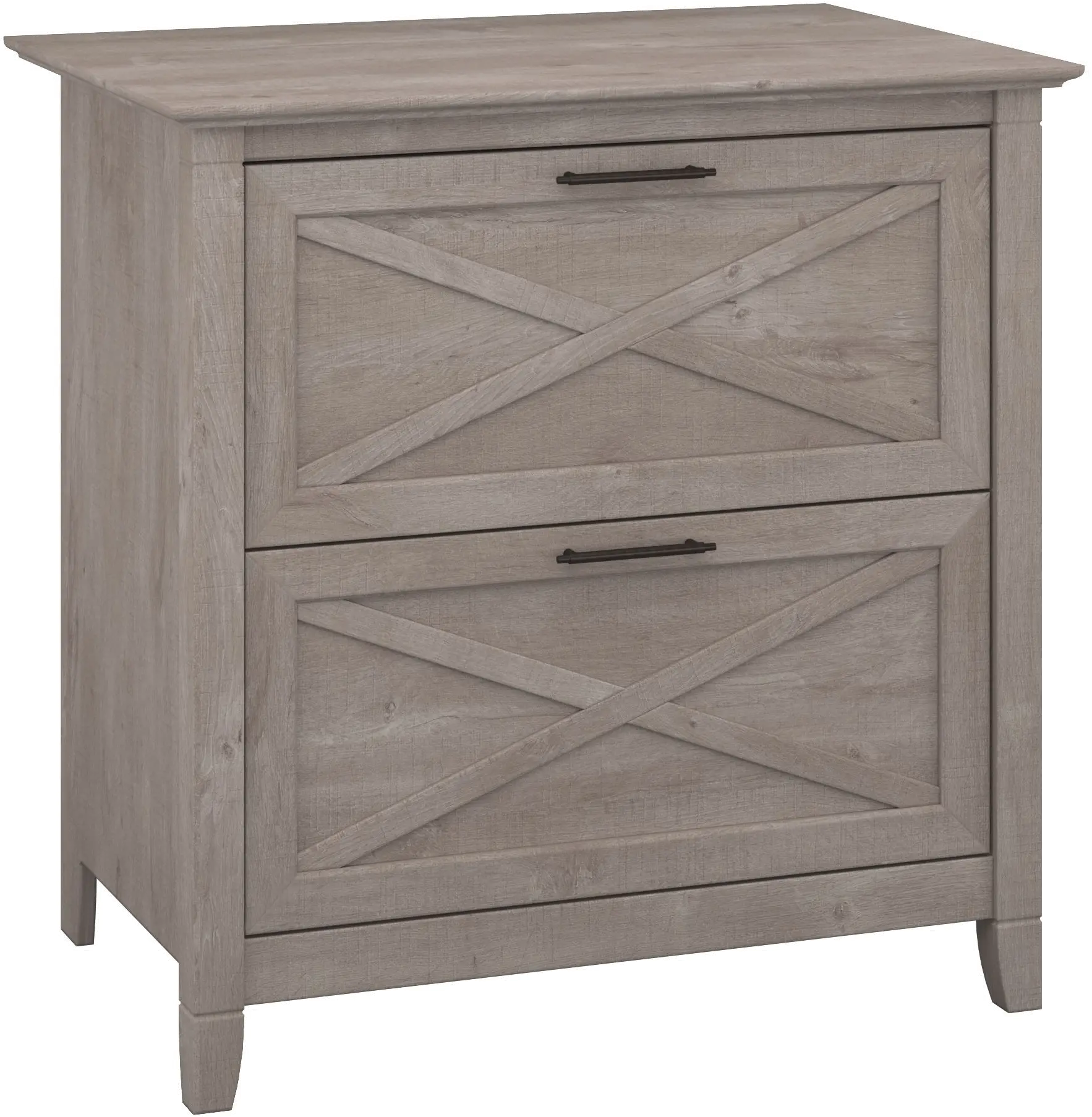 KWF130WG-03 Key West Washed Gray 2 Drawer Lateral File Cabinet-3