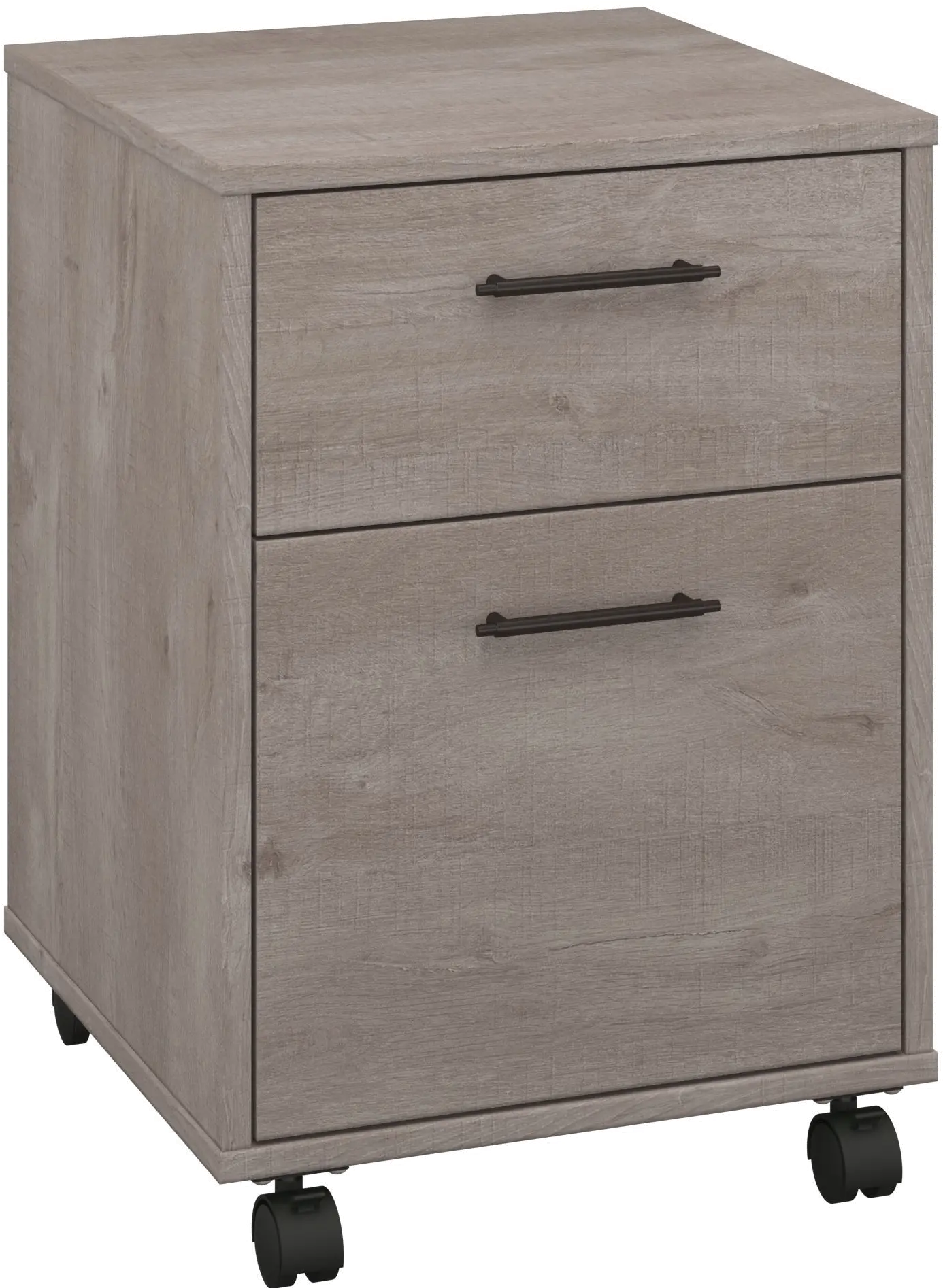 KWF116WG-03 Key West Washed Gray 2 Drawer Mobile File Cabine-2