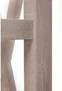 Gray 5-Shelf Bookcase - Key West-3