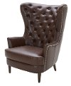 Brown Wingback Chair - Nicole-2