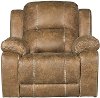 Badlands Saddle Brown Rocker Recliner - Charlotte