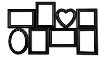 Black 8-Picture Frame Collage