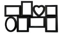 Black 8-Picture Frame Collage