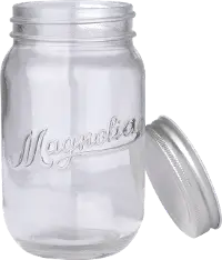 Magnolia Home Furniture Mason Jar with Metal Lid