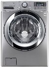 WM3670HVA LG 4.5 cu. ft. Front Load Washer with Steam Technology - Graphite Steel-1
