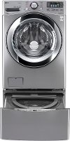 WM3670HVA LG 4.5 cu. ft. Front Load Washer with Steam Technology - Graphite Steel-3