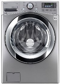 WM3670HVA LG Front Load Washer with Steam Technology - 4.5 cu. ft. Graphite Steel