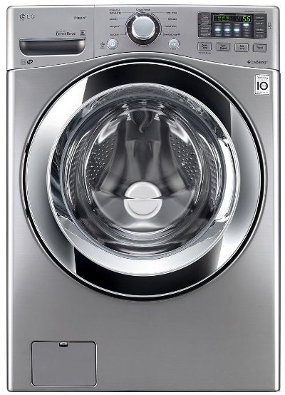 WM3670HVA LG Front Load Washer with Steam Technology - 4.5 cu. ft. Graphite Steel