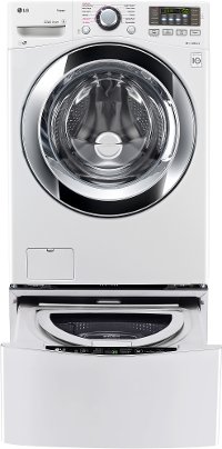 WM3670HWA LG Front Load Washer with Steam Technology - 4.5 cu. ft. White-3