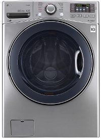 WM3770HVA LG Front Load Washer with TurboWash technology - 4.5 cu. ft. Graphite Steel