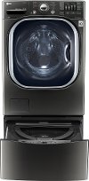 WM4370HKA LG 4.5 cu. ft. Front Load Washer - Black Stainless Steel-3