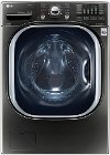 WM4370HKA LG Front Load Washer - 4.5 cu. ft. Black Stainless Steel