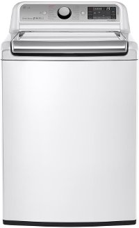 WT7600HWA LG TrueBalance Top Load Washer - 5.2 cu. ft. White