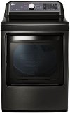 DLEX7600KE LG Electric Dryer with EasyLoad - 7.3 cu. ft. Black Stainless Steel