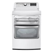 DLEX7600WE LG Electric Dryer EasyLoad Door - 7.3 cu. ft. White-4