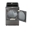 DLGX7601KE LG 7.3 cu. ft. Ultra Large Capacity Gas Dryer with EasyLoad Door - Black Stainless Steel-2