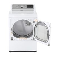 DLGX7601WE LG Gas Dryer EasyLoad Door - 7.3 cu. ft. White-2