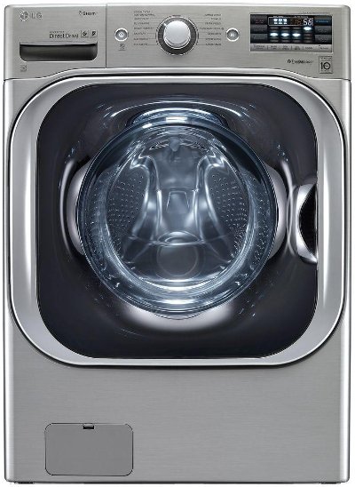 WM8100HVA LG 5.2 cubic feet Front Load Washer - Graphite Steel