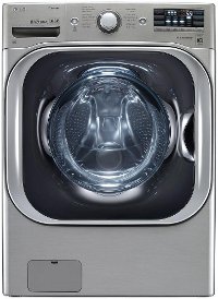 WM8100HVA LG Front Load Washer with TurboWash - 5.2 cu. ft. Graphite Steel