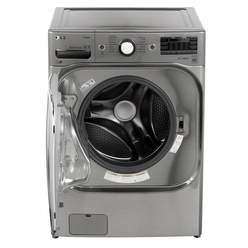 WM8100HVA LG Front Load Washer with TurboWash - 5.2 cu. ft. Graphite Steel-4