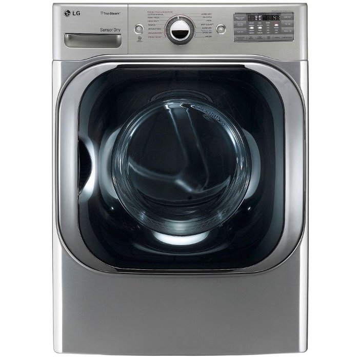 DLEX8100V LG Electric Dryer with Steam Technology - 9.0 cu. ft. Graphite Steel