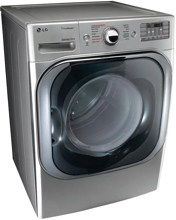 DLGX8101V LG Gas Dryer with Steam Technology - 9.0 cu. ft. Graphite Steel-4