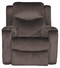 Coffee Brown Manual Rocker Recliner - Marvel