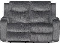 Dusk Gray Manual Recliner Loveseat - Marvel